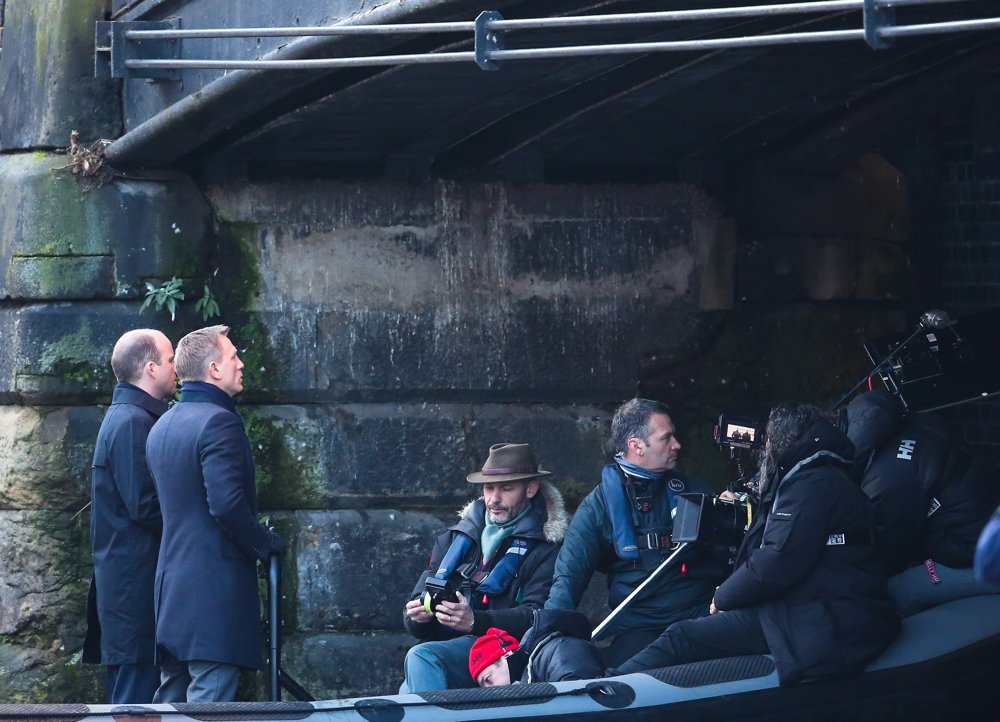 Rory Kinnear;Daniel Craig;<br>Filming of James Bond Movie Spectre