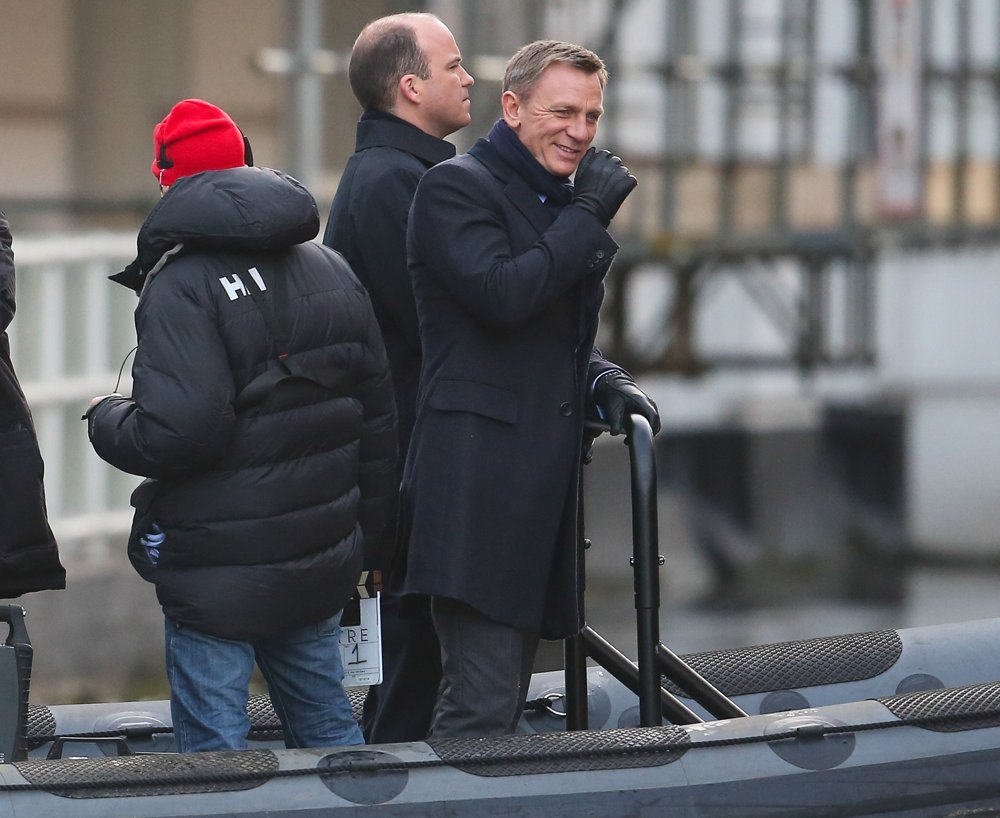 Rory Kinnear;Daniel Craig;<br>Filming of James Bond Movie Spectre
