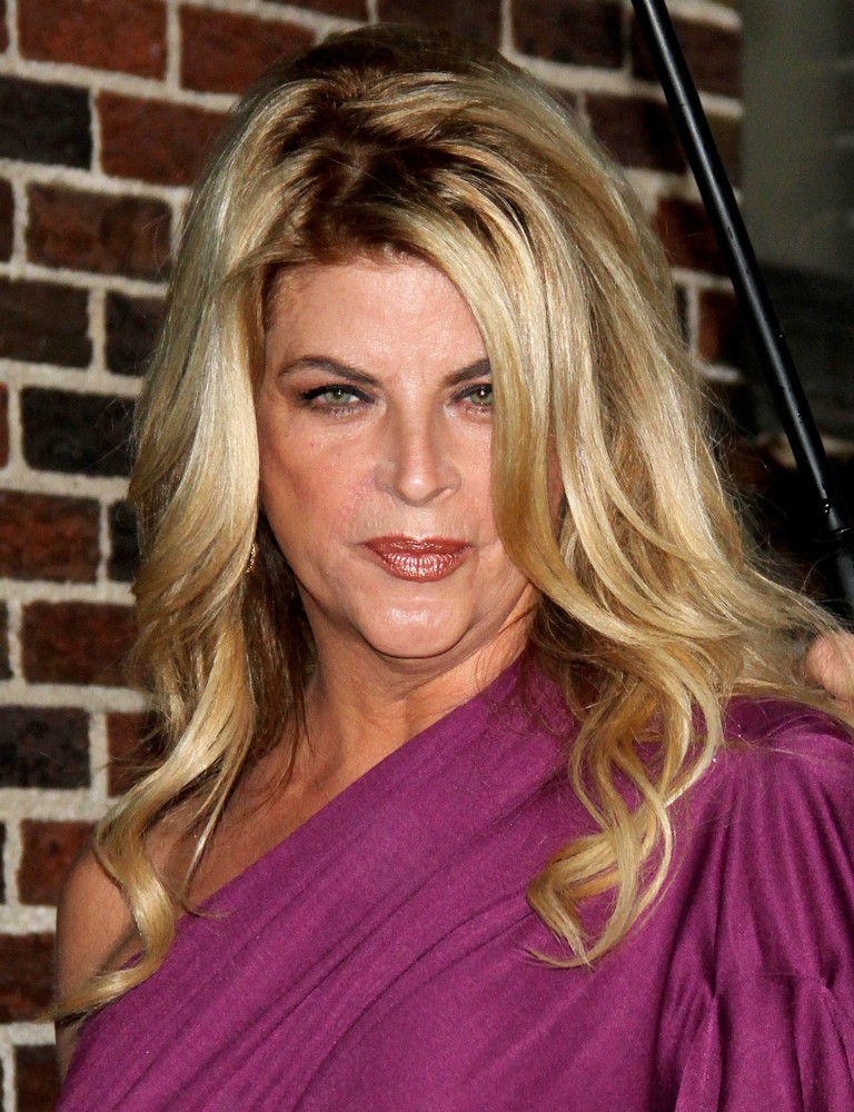 Kirstie Alley;<br>The Late Show with David Letterman - Arrivals