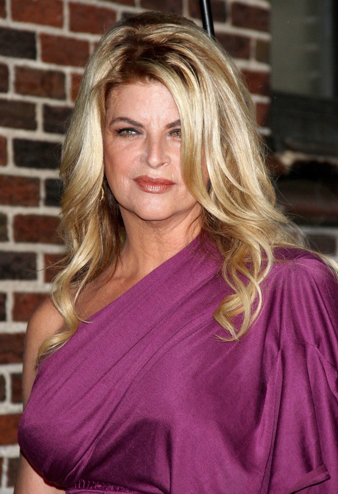 Kirstie Alley;<br>The Late Show with David Letterman - Arrivals