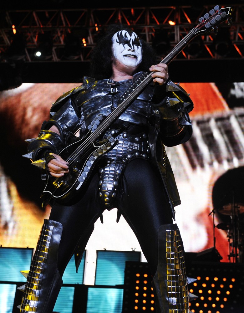 Gene Simmons;KISS;<br>KISS Performing at Wembley Arena