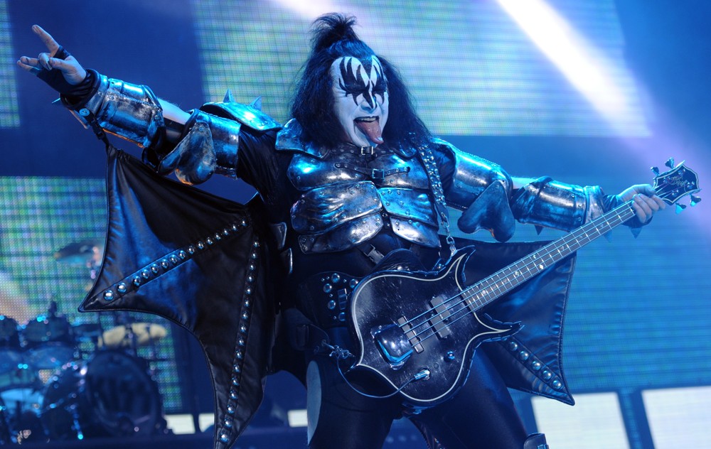 Gene Simmons;KISS;<br>KISS Performing at Wembley Arena