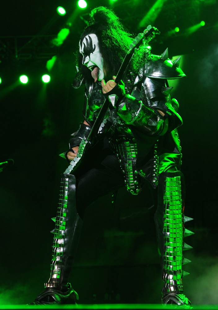 Gene Simmons;KISS;<br>KISS Performing at Wembley Arena