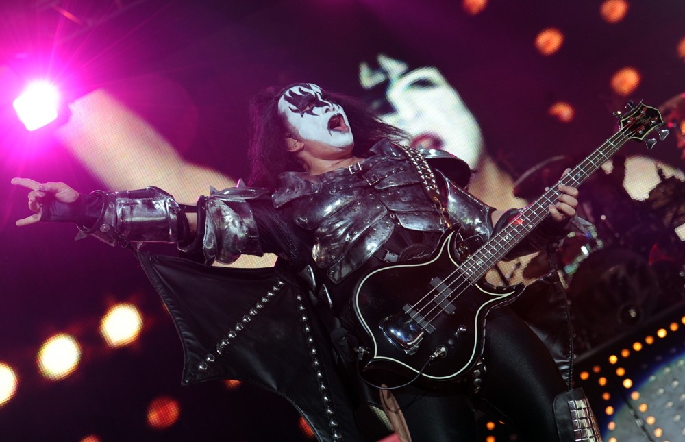 Gene Simmons;KISS;<br>KISS Performing at Wembley Arena