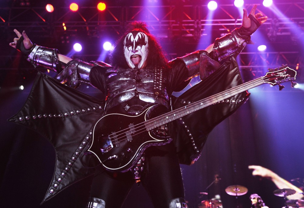 Gene Simmons;KISS;<br>KISS Performing at Wembley Arena
