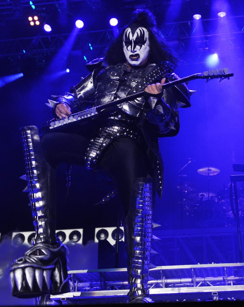 Gene Simmons;KISS;<br>KISS Performing at Wembley Arena