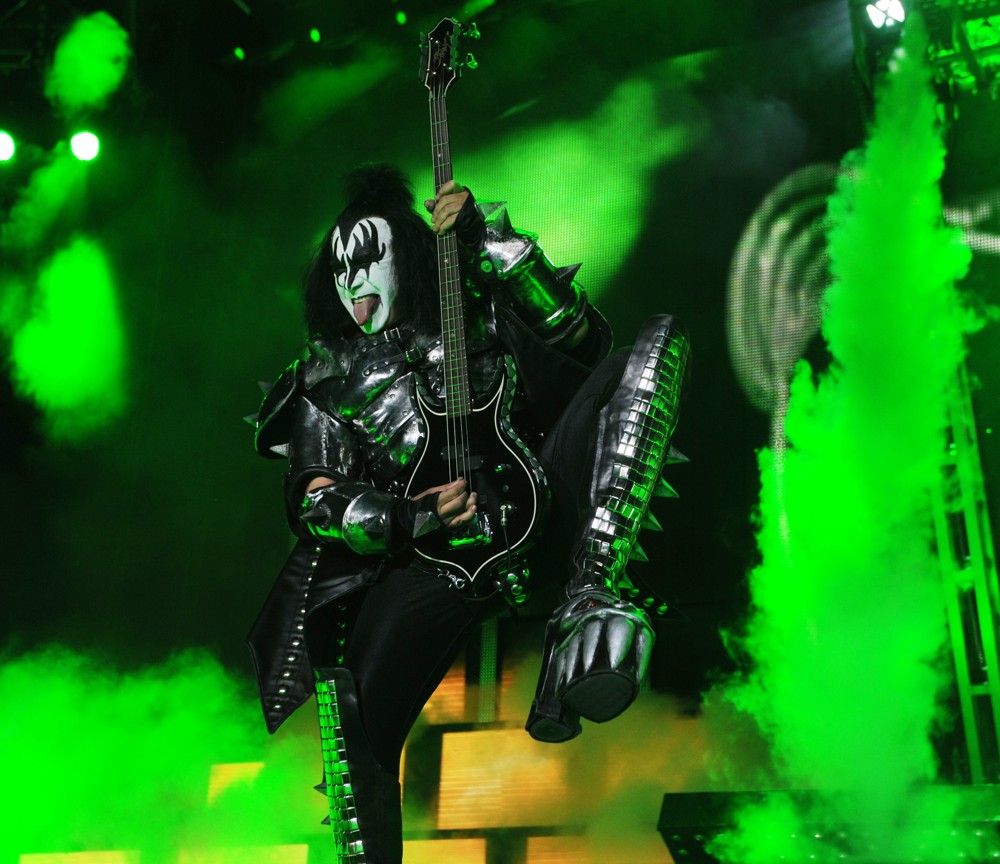 Gene Simmons;KISS;<br>KISS Performing at Wembley Arena