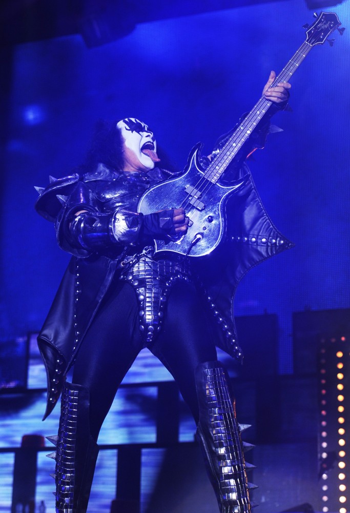 Gene Simmons;KISS;<br>KISS Performing at Wembley Arena