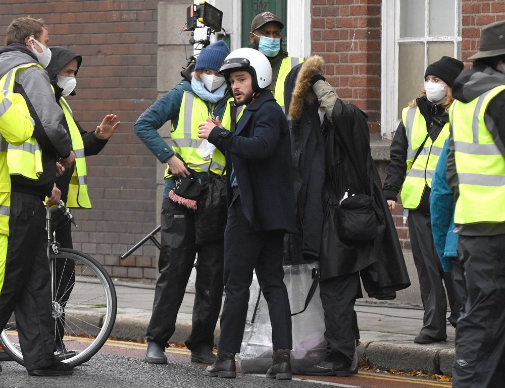 Kit Harington Filming Modern Love