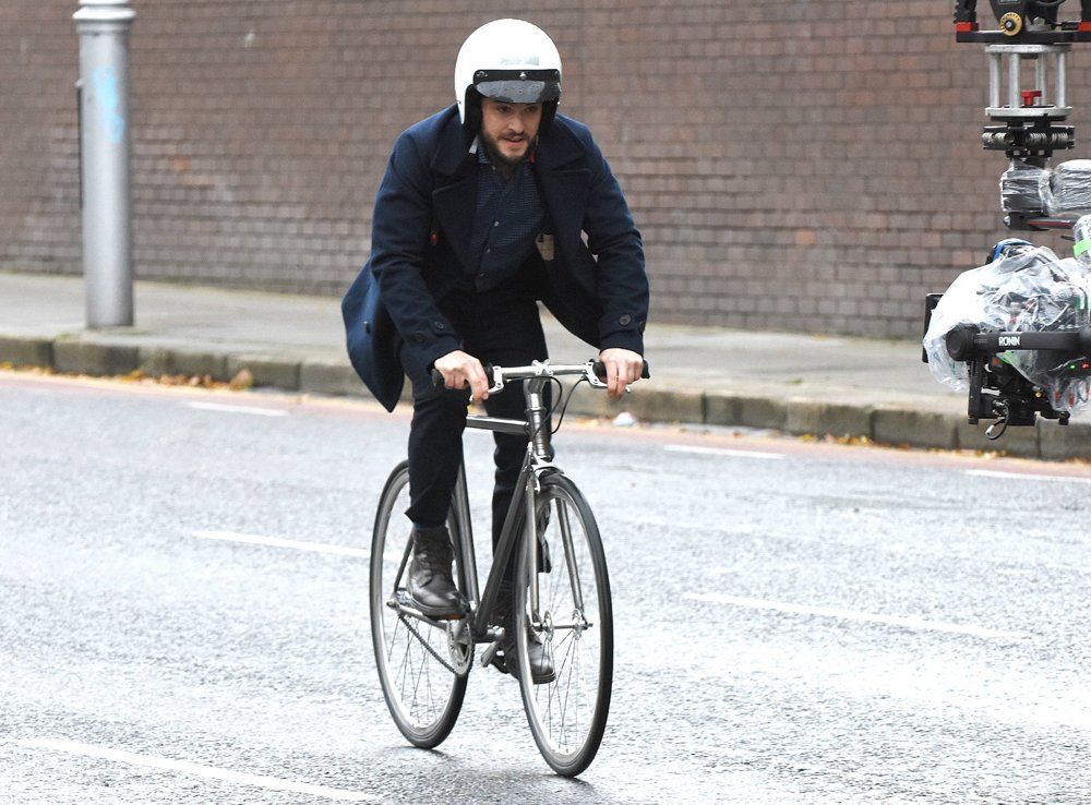 Kit Harington;<br>Kit Harington Filming Modern Love