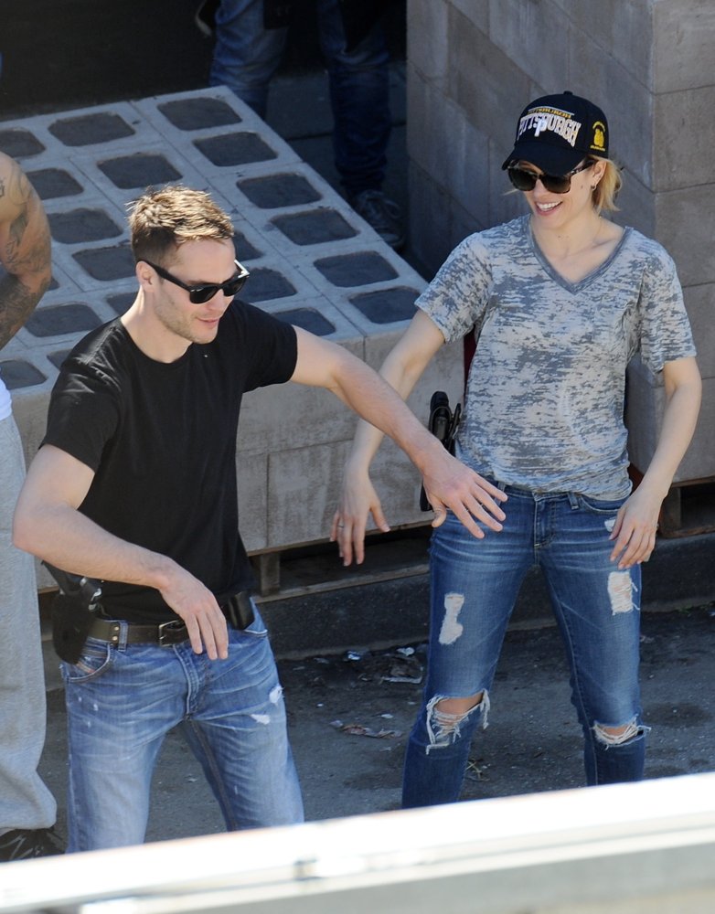 Taylor Kitsch;Rachel McAdams;<br>Filming Season Two of True Detective