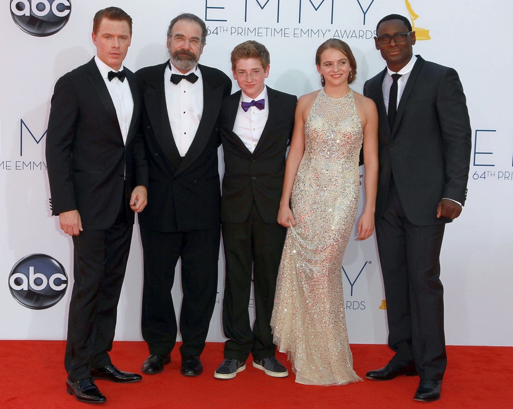 Diego Klattenhoff;Mandy Patinkin;Jackson Pace;Morgan Saylor;David Harewood;<br>64th Annual Primetime Emmy Awards - Arrivals