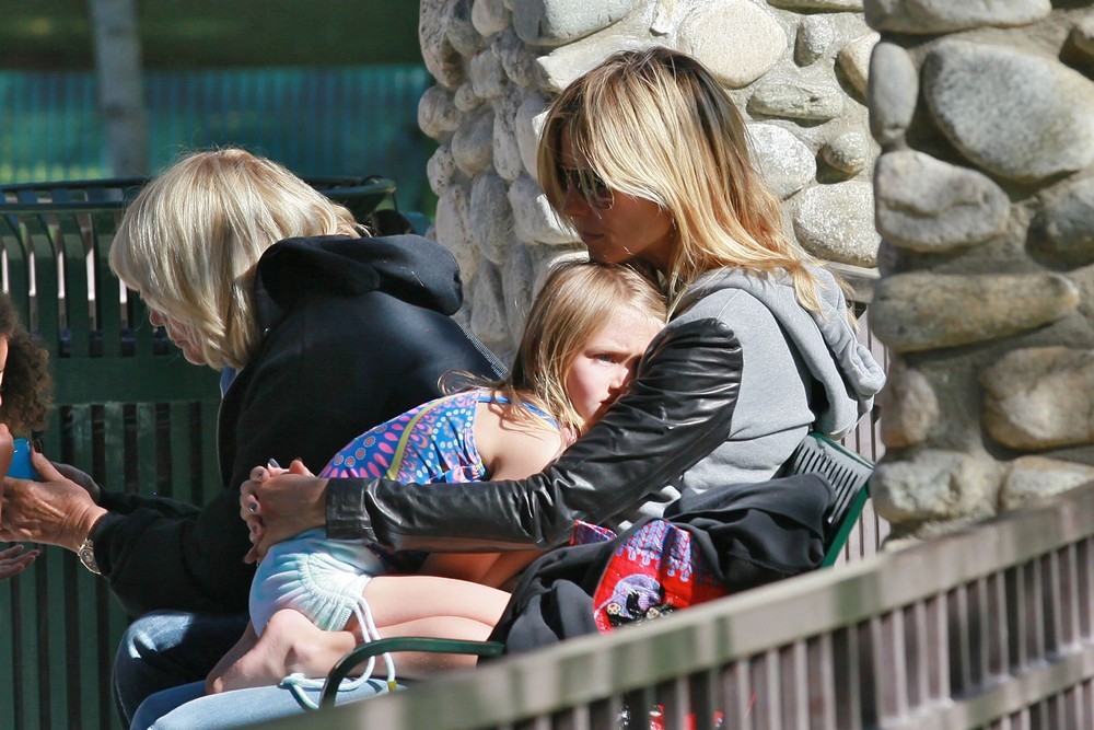 Heidi Klum;Leni Klum;<br>Heidi Klum on A Family Day Out