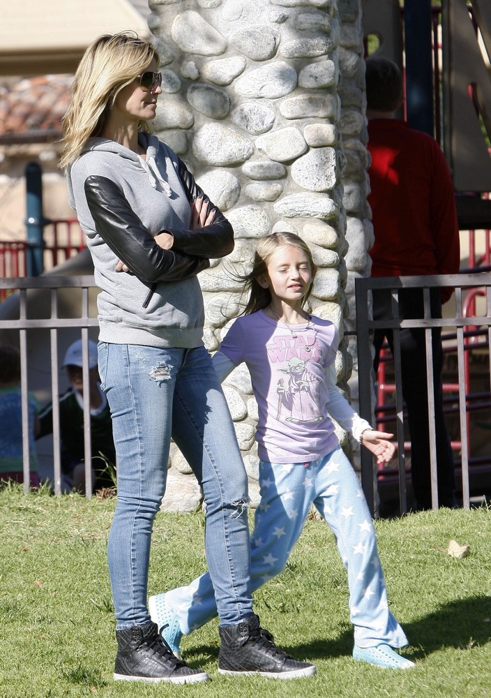 Heidi Klum;Leni Klum;<br>Heidi Klum on A Family Day Out