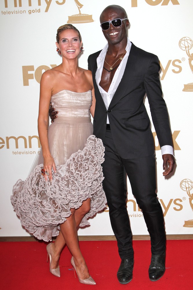 Heidi Klum;Seal;<br>The 63rd Primetime Emmy Awards - Arrivals