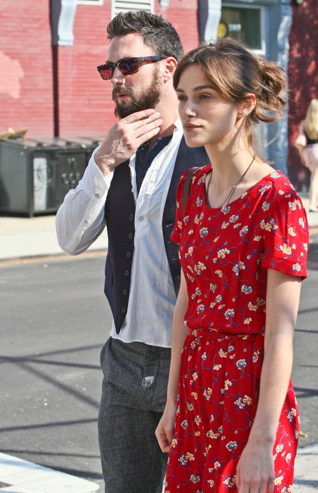 Keira Knightley;Adam Levine;<br>Can a Song Save Your Life? Filming on Location