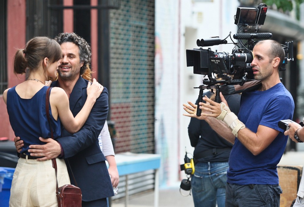 Keira Knightley;Mark Ruffalo;<br>Filming Movie Can a Song Save Your Life?