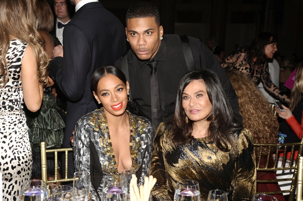 Solange Knowles;Nelly;Tina Knowles;<br>The Angel Ball 2012