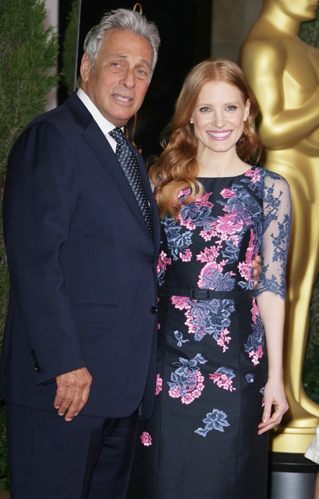 Hawk Koch;Jessica Chastain;<br>85th Academy Awards Nominees Luncheon