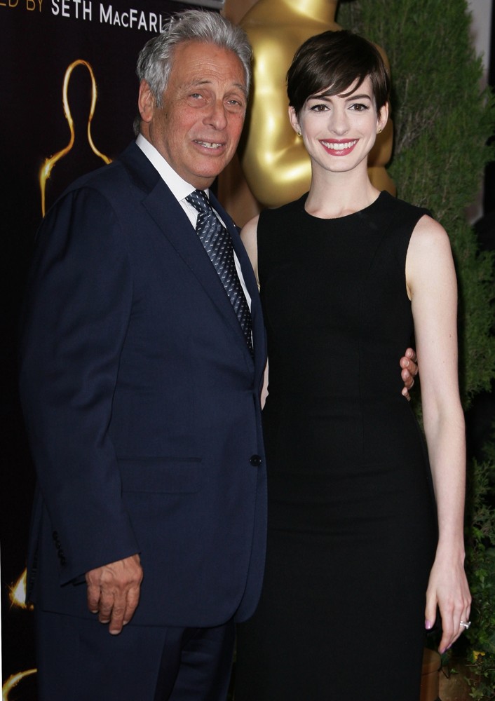 Hawk Koch;Anne Hathaway;<br>85th Academy Awards Nominees Luncheon