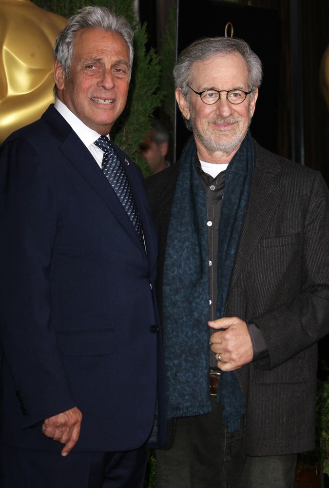Hawk Koch;Steven Spielberg;<br>85th Academy Awards Nominees Luncheon