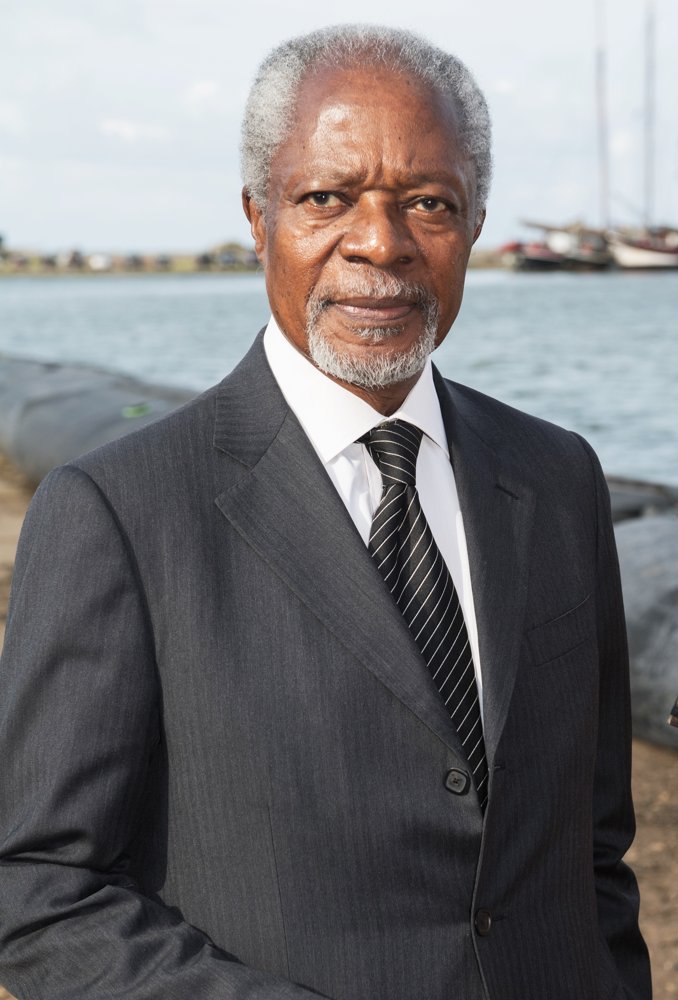 Kofi Annan Visits The Netherlands