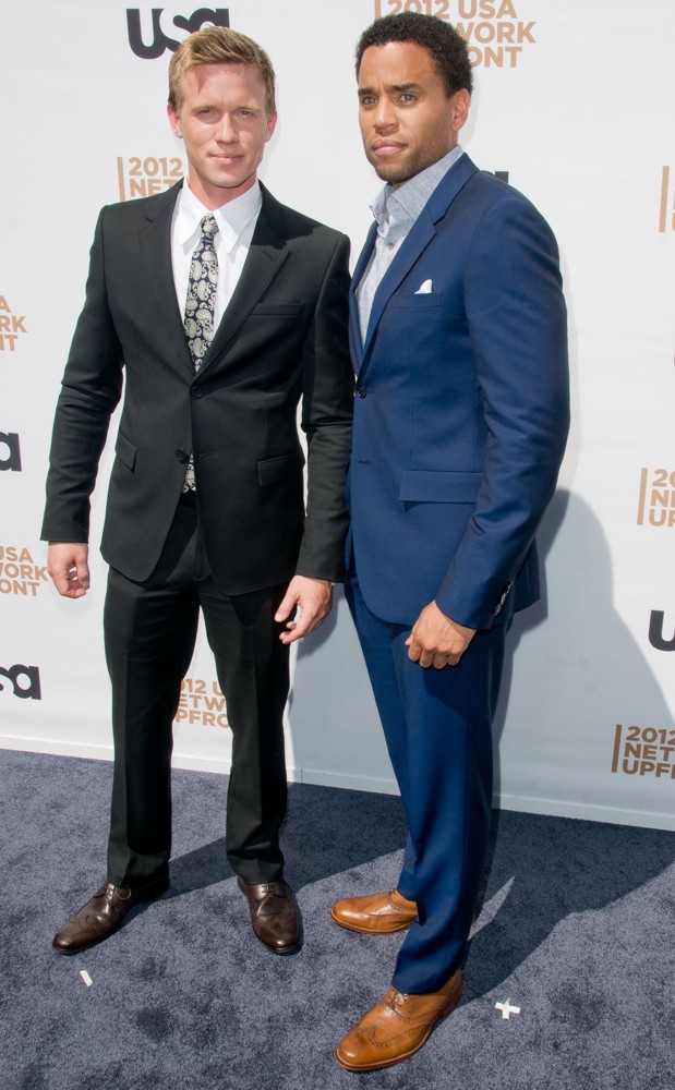 Warren Kole;Michael Ealy;<br>The 2012 USA Network Upfront Presentation - Arrivals