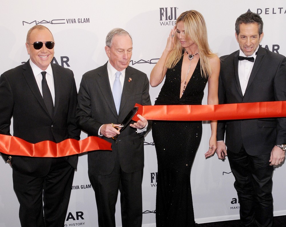Michael Kors;Michael Bloomberg;Heidi Klum;Kenneth Cole;<br>The amfAR Gala 2013
