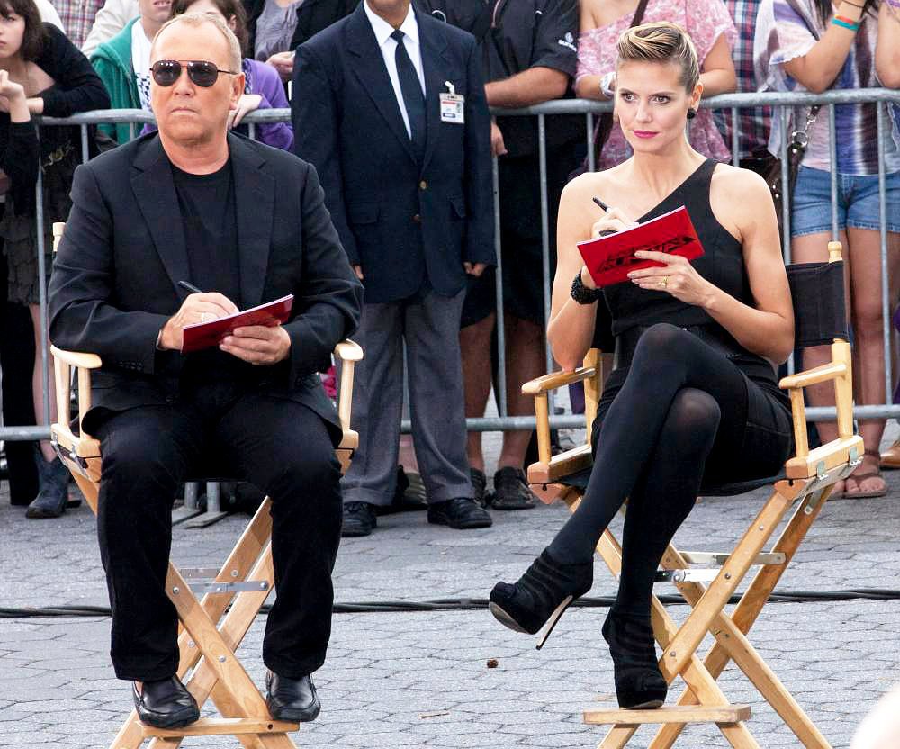 Michael Kors;Heidi Klum;<br>Shooting on Location for Project Runway