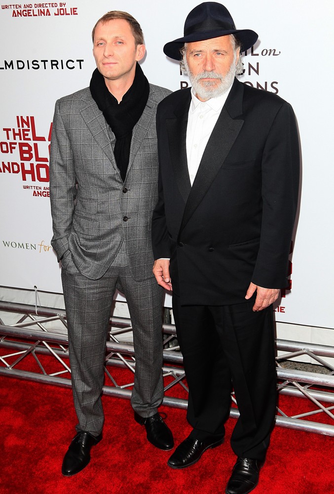 Goran Kostic;Rabe Serbedzija;<br>Premiere of In the Land of Blood and Honey - Arrivals