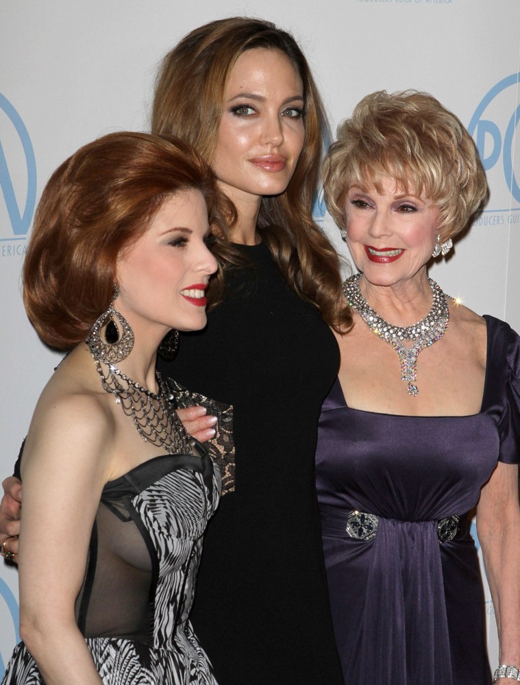 Kat Kramer;Angelina Jolie;Karen Sharpe;<br>The 23rd Annual Producers Guild Awards - Arrivals
