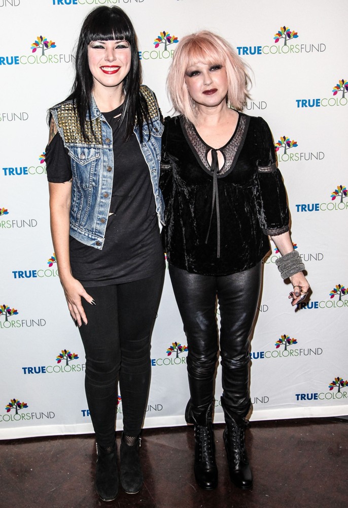 Alexis Krauss;Cyndi Lauper;<br>Cyndi Lauper and Friends: Home for The Holiday's Concert - Arrivals