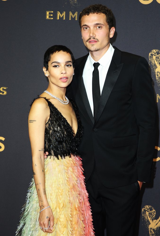 Zoe Kravitz;Karl Glusman;<br>69th Annual Primetime Emmy Awards - Arrivals
