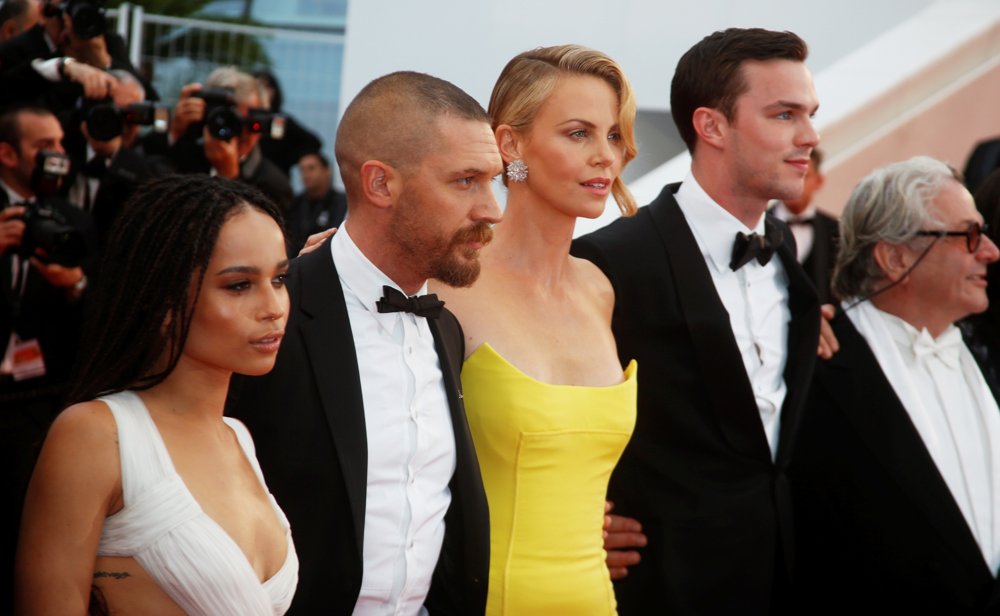 Zoe Kravitz;Tom Hardy;Charlize Theron;Nicholas Hoult;George Miller;<br>68th Annual Cannes Film Festival - Mad Max: Fury Road - Premiere
