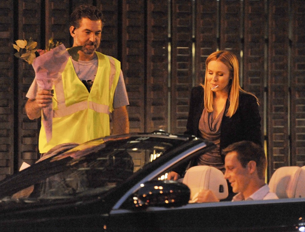 Kristen Bell<br>Kristen Bell Films Late Night Scenes for Veronica Mars