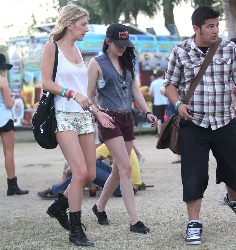 Kristen Stewart;<br>Celebrities at The 2012 Coachella Valley Music and Arts Festival - Week 2 Day 2
