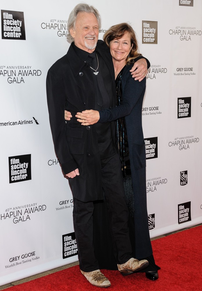 Kris Kristofferson;Lisa Meyers;<br>40th Anniversary Chaplin Award Gala Honoring Barbra Streisand