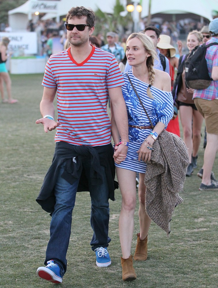 Joshua Jackson;Diane Kruger;<br>Celebrities at The 2012 Coachella Valley Music and Arts Festival - Day 3