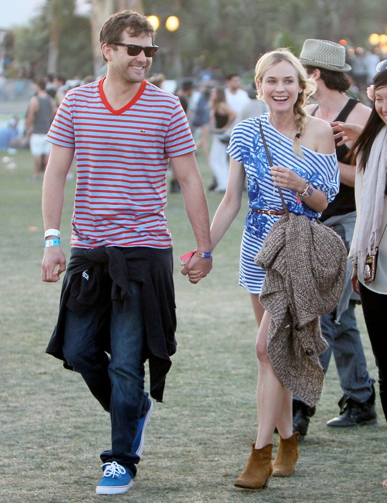 Joshua Jackson;Diane Kruger;<br>Celebrities at The 2012 Coachella Valley Music and Arts Festival - Day 3