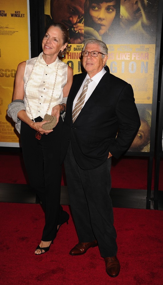 Christine Kuehbeck;Carl Bernstein;<br>New York Premiere of Contagion - Arrivals