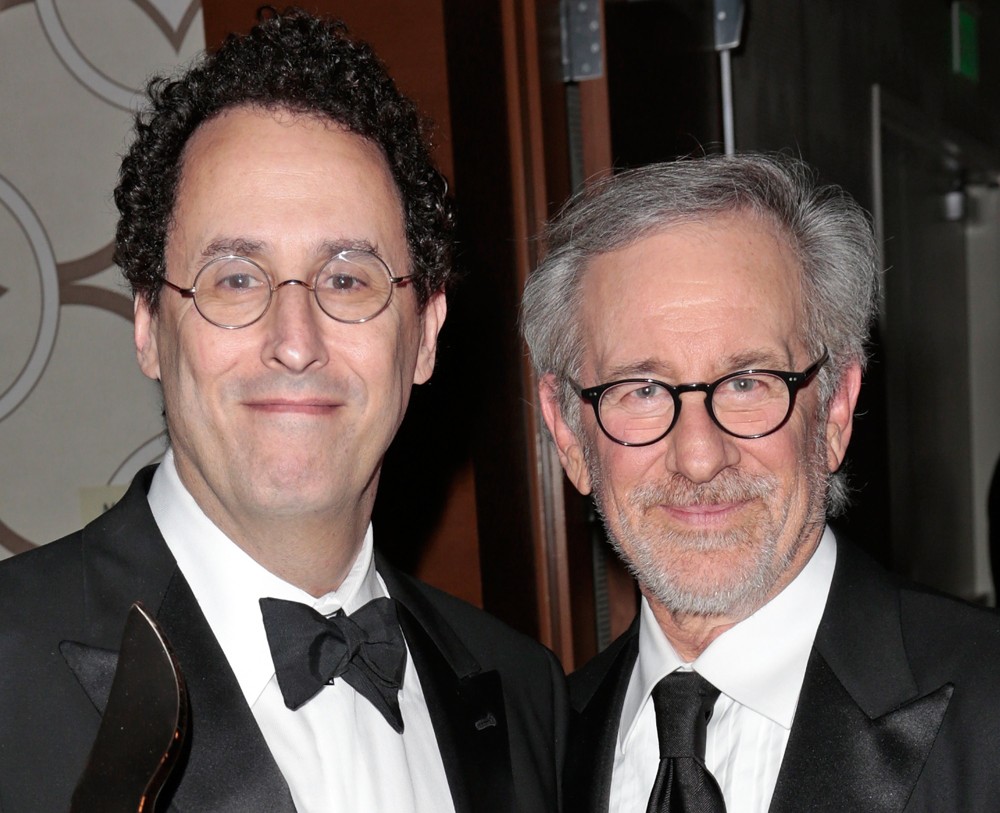 Tony Kushner;Steven Spielberg;<br>2013 Writers Guild Awards - Press Room