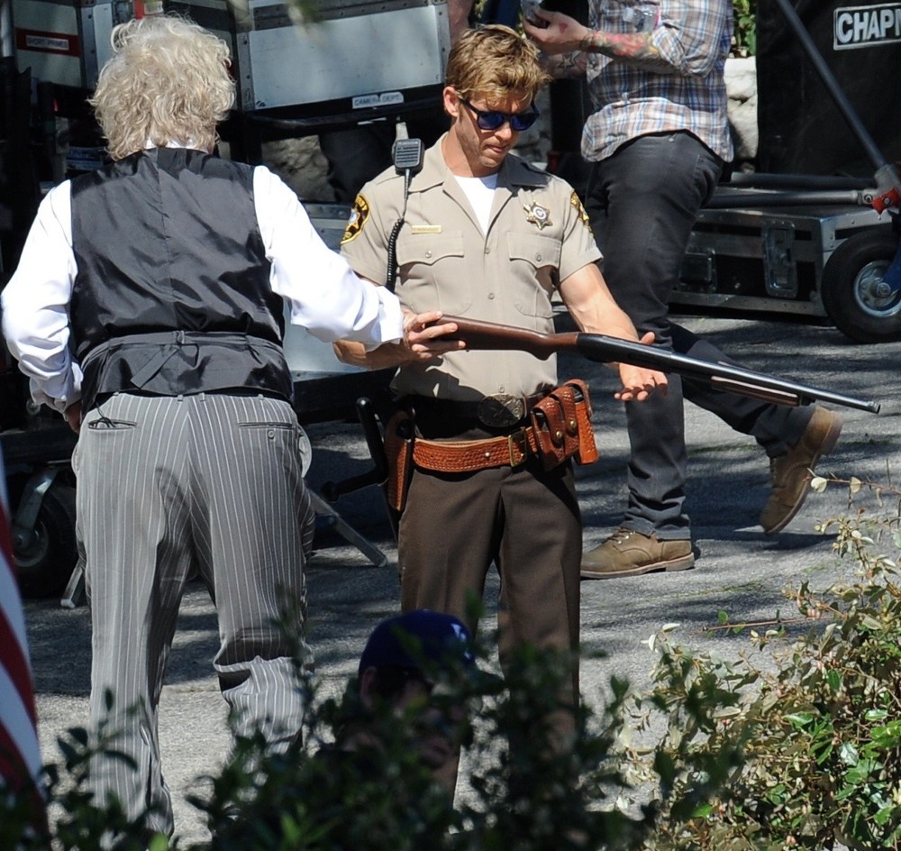 Rutger Hauer;Ryan Kwanten;<br>Actors on The Set of True Blood