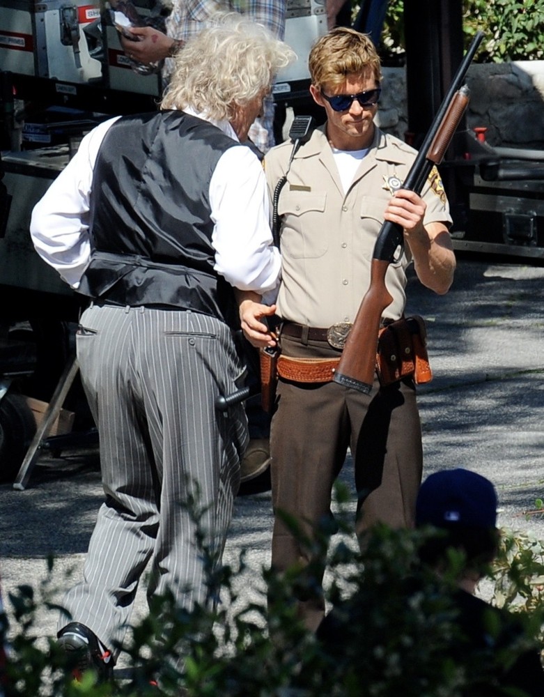 Rutger Hauer;Ryan Kwanten;<br>Actors on The Set of True Blood