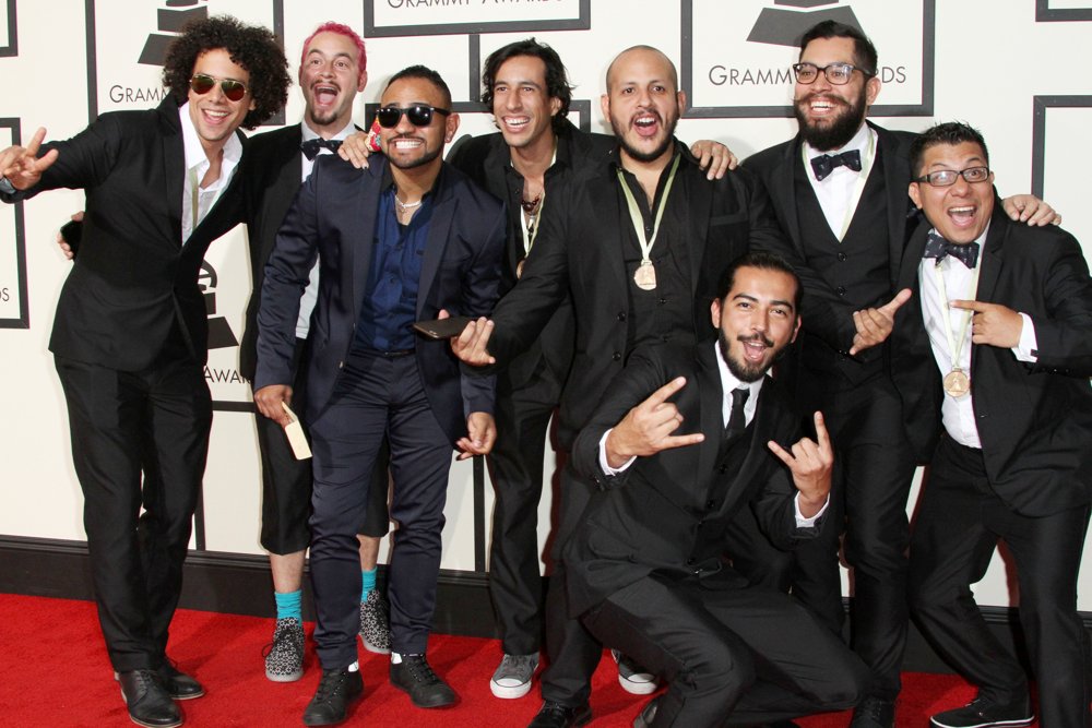 La Cuneta Son Machin;<br>58th Annual GRAMMY Awards - Arrivals