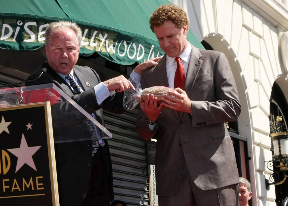 Tom LaBonge;Will Ferrell;<br>Will Ferrell Walk of Fame Star Ceremony