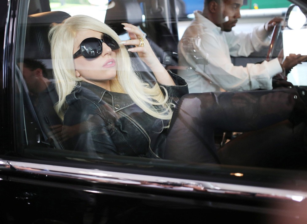 Lady GaGa;<br>Lady GaGa Arrives at LAX Airport