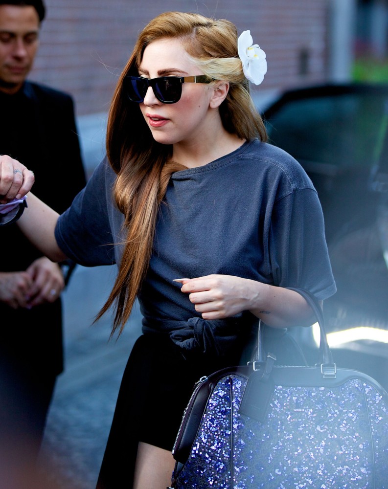 Lady GaGa Arriving at Conservatorium Hotel