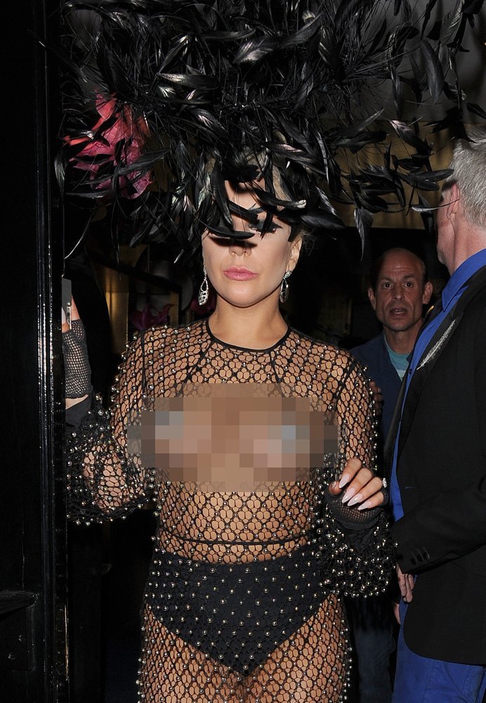 Lady GaGa;<br>Lady GaGa Leaves The Royal Albert Hall