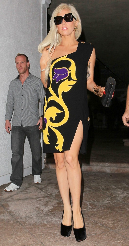 Lady GaGa;<br>Lady GaGa Seen Leaving A Recording Studio at 2AM on Melrose Avenue