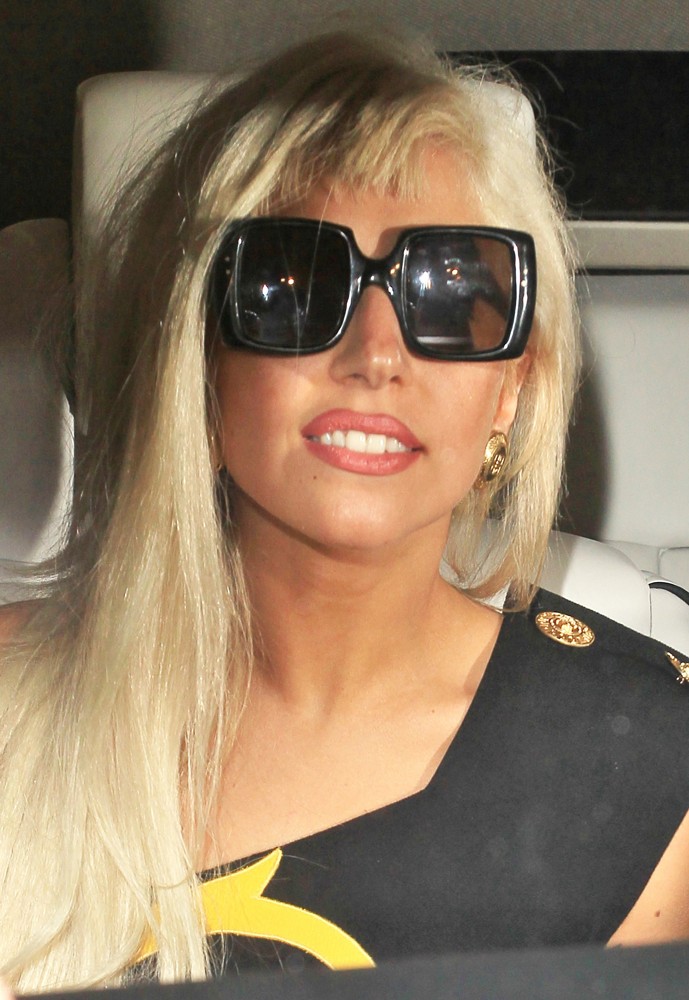 Lady GaGa;<br>Lady GaGa Seen Leaving A Recording Studio at 2AM on Melrose Avenue